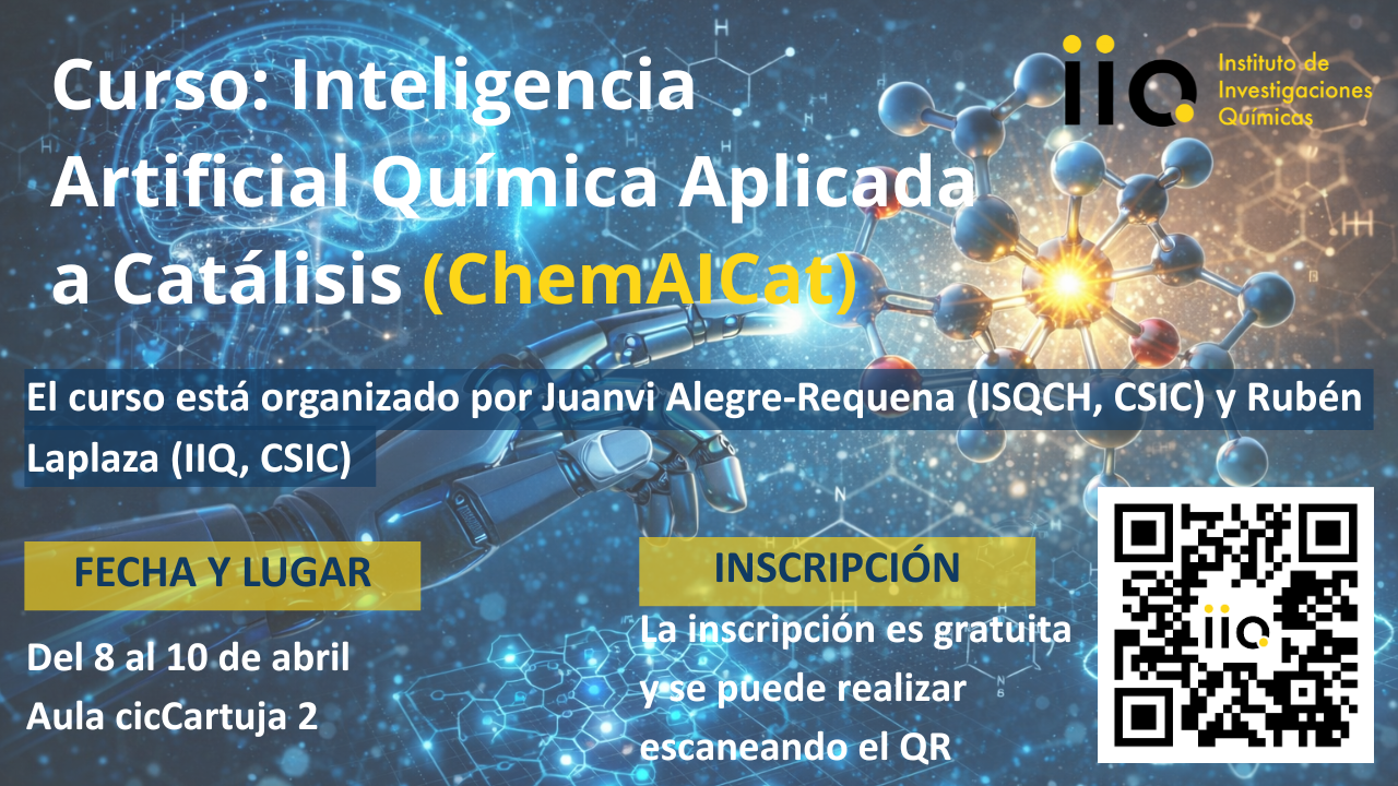 Abierto el plazo de inscripción al curso ChemAICat
