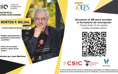 El Colegio de Qu&iacute;micos del Sur organiza una visita con el Prof. Morten P. Meldal, Premio Nobel de Qu&iacute;mica en 2022